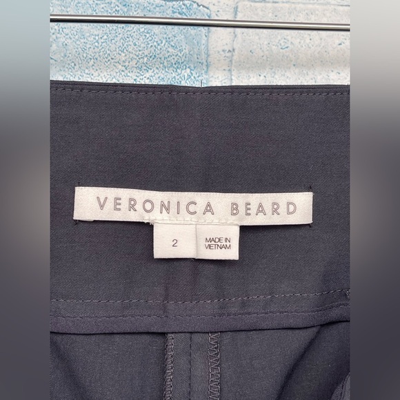 Veronica Beard Mahary Belted High-Waisted Pants size 2 - Picture 10 of 16